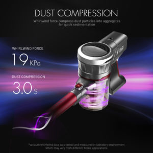 Vacuum Cleaner Dust Compression