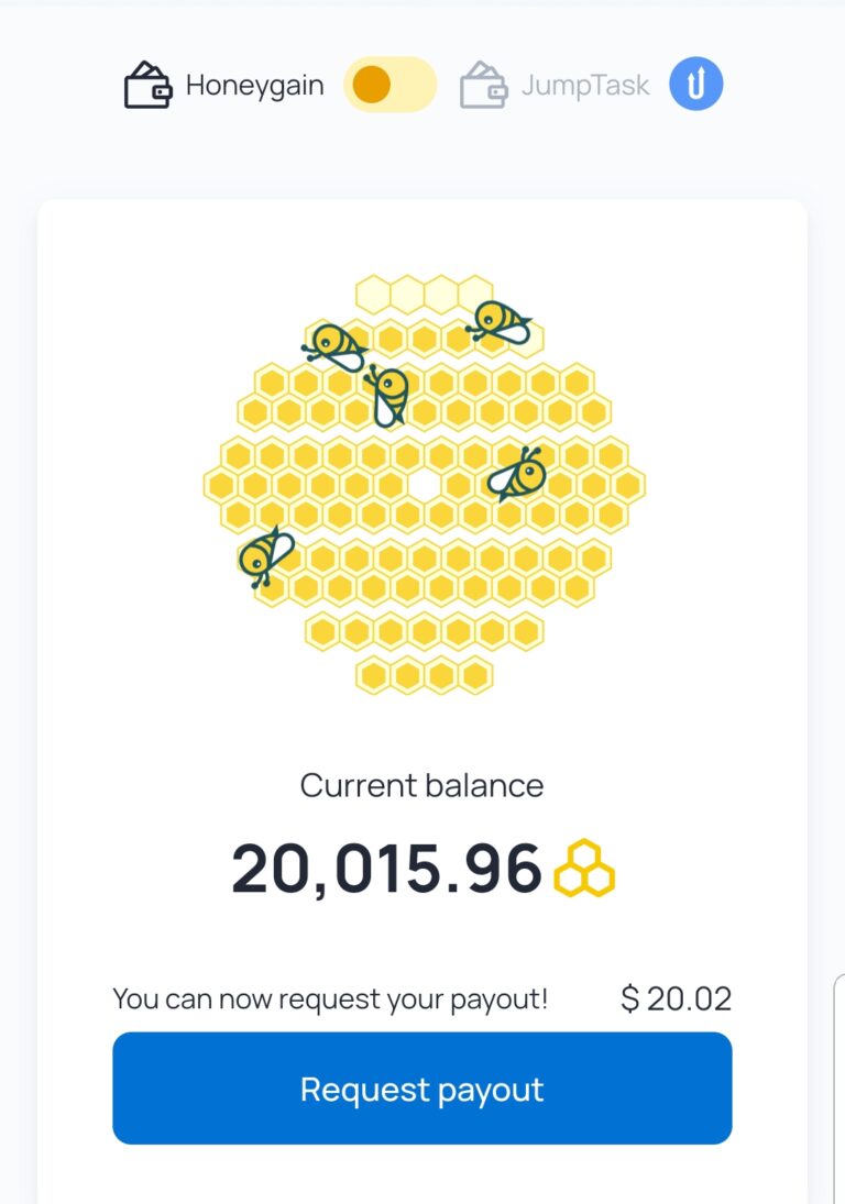 Honeygain Request Payout